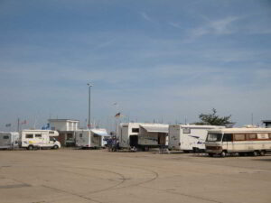 Wohnmobilstellplatz am Fährhafen in Cuxhaven