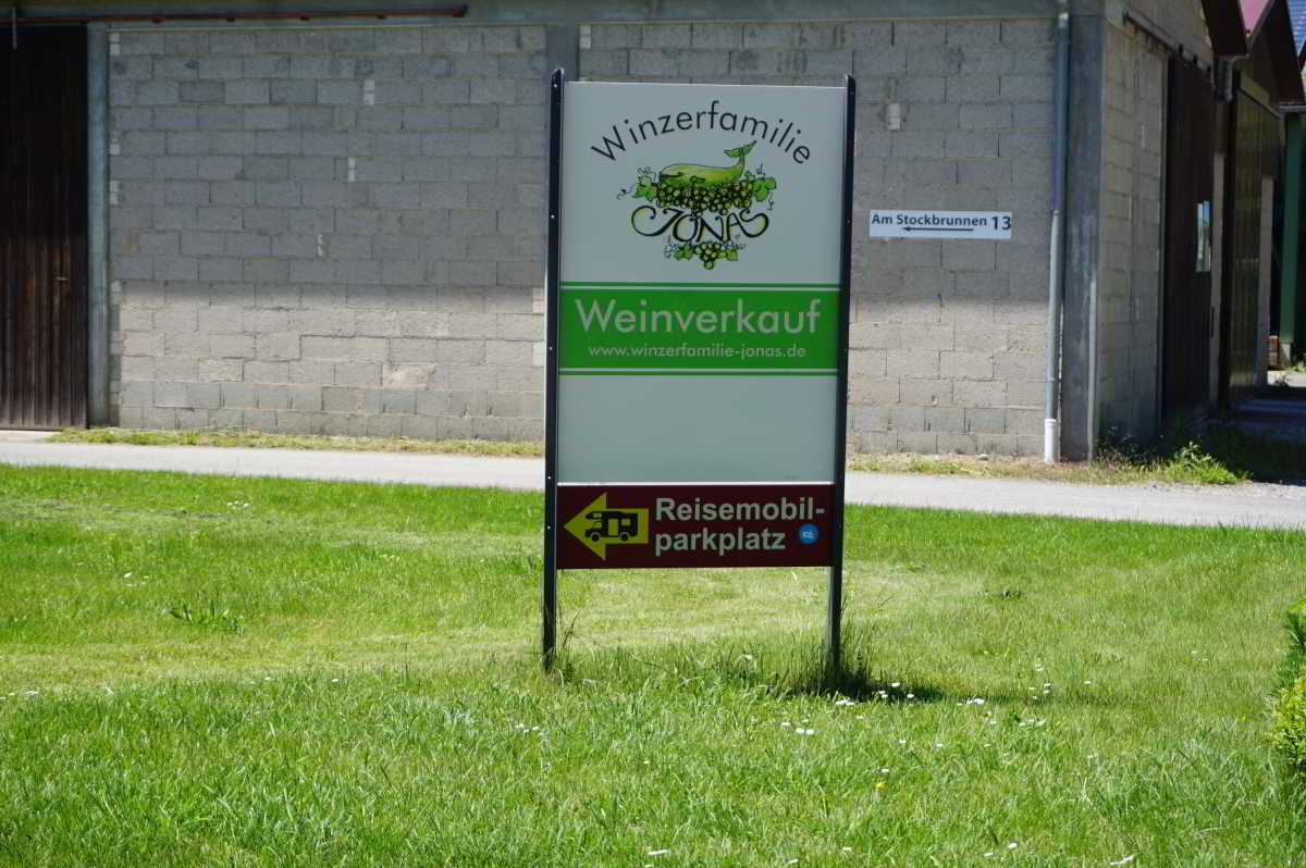 Wohnmobilstellplatz am Winzerhof Jonas in Eußenheim