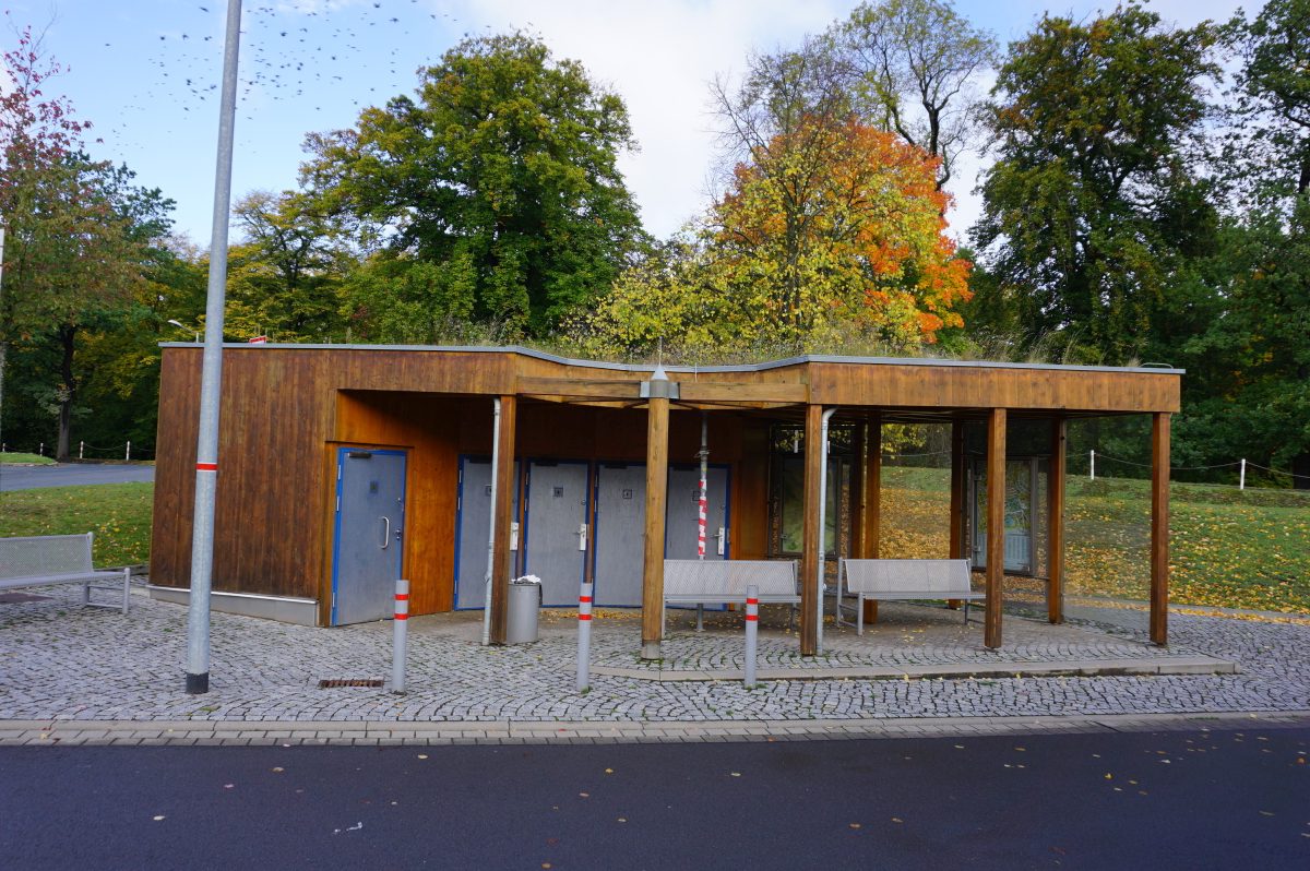 Wohnmobilstellplatz am Busparkplatz Marstall in Gotha