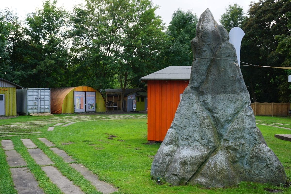 Wohnmobilstellplatz am Camp Solaris