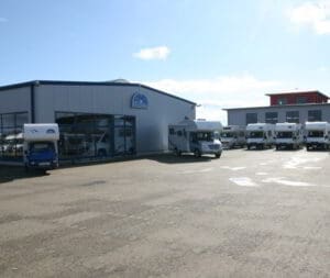 Wohnmobilstellplatz bei AMB Reisemobile