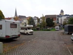 Wohnmobilstellplatz auf dem P1 in Bad Camberg Wohnmobilstellplatz auf dem P1 in Bad Camberg