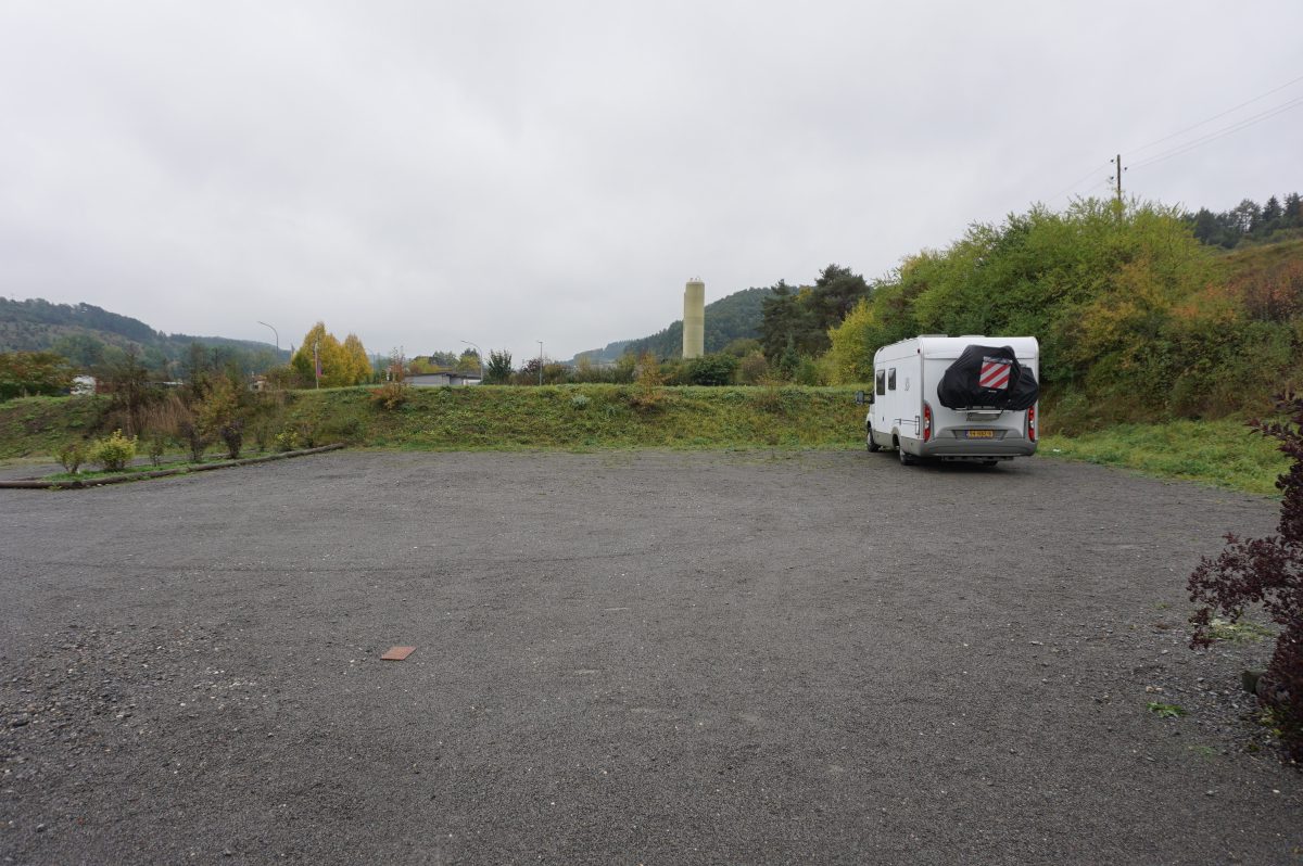 Wohnmobilstellplatz alter Bahnhof Hardheim