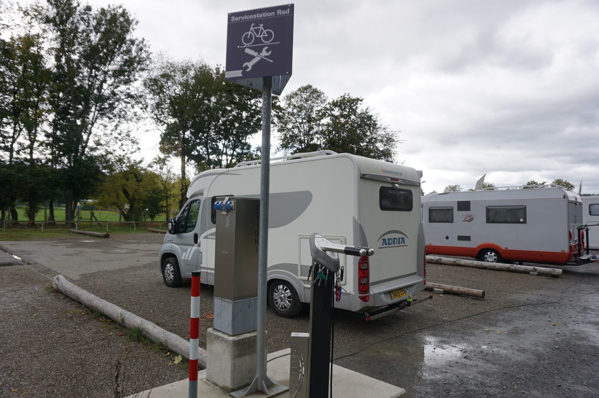 Wohnmobilstellplatz an der Solymar Therme