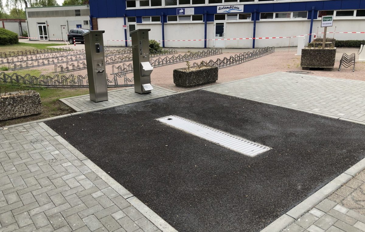 Wohnmobilstellplatz an der Roland Oase
