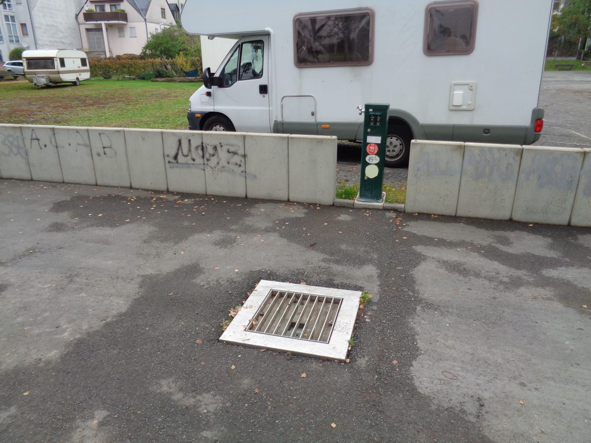 Wohnmobilstellplatz auf dem P1 in Bad Camberg