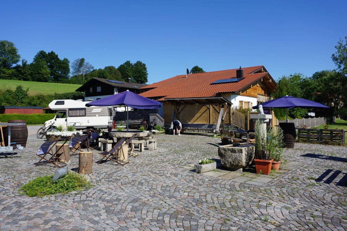 Wohnmobilstellplatz an der Bärwurz-Quelle