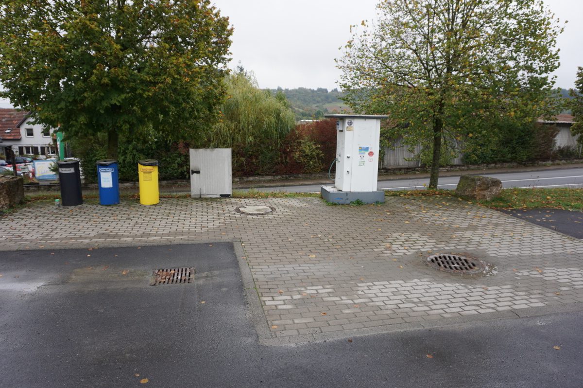 Wohnmobilstellplatz alter Bahnhof Hardheim