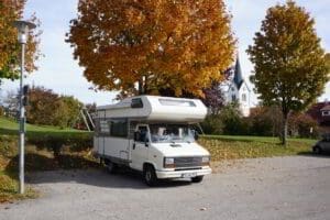 Wohnmobilstellplatz an der Carl-Wunderlich-Halle