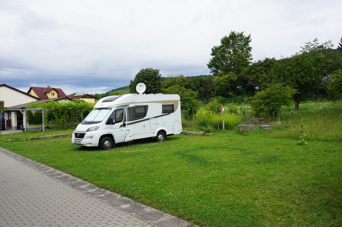 Wohnmobilstellplatz am Weingut Klüpfel