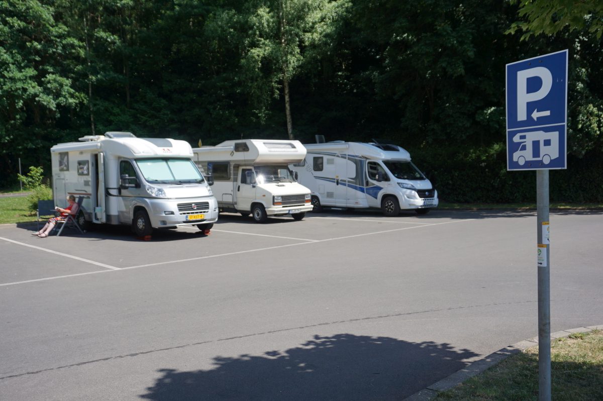 Wohnmobilstellplatz am Stausee Bitburg