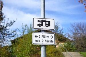 Wohnmobilstellplatz an der Carl-Wunderlich-Halle