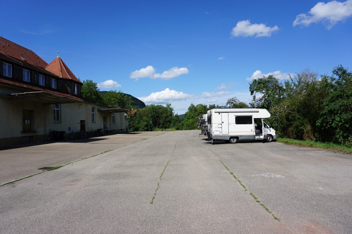 Wohnmobilstellplatz an der Vinzenz Therme