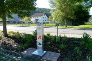 Wohnmobilstellplatz an der Schmeienhalle