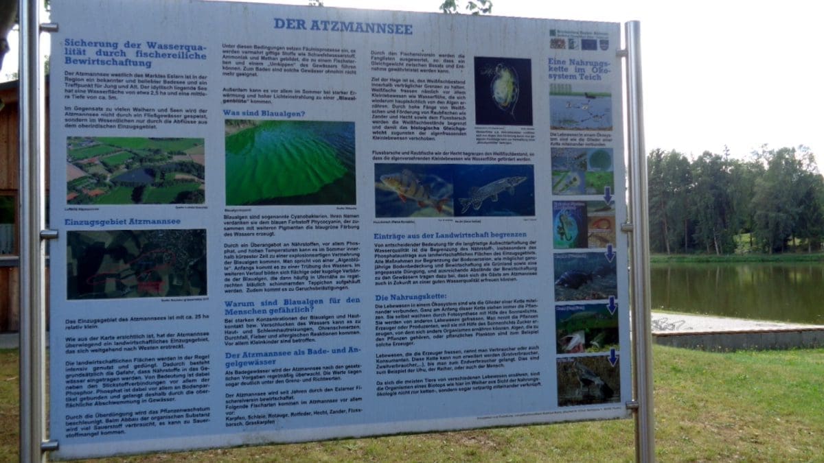 Wohnmobilstellplatz an der Freizeitanlage in Eslarn