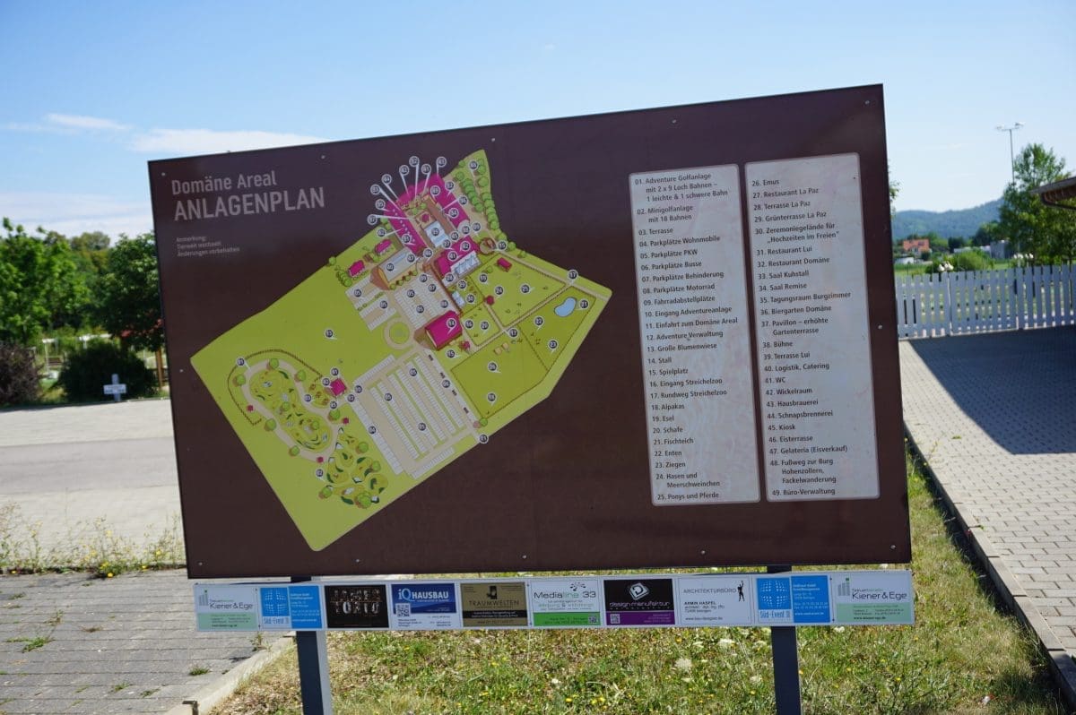 Wohnmobilstellplatz am Hof­gut Do­mä­ne Hechingen