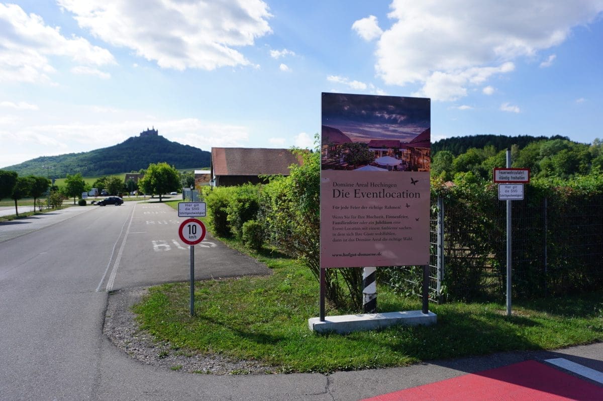 Wohnmobilstellplatz am Hof­gut Do­mä­ne Hechingen