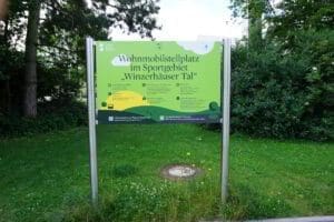 Wohnmobilstellplatz im Winzerhäuser Tal