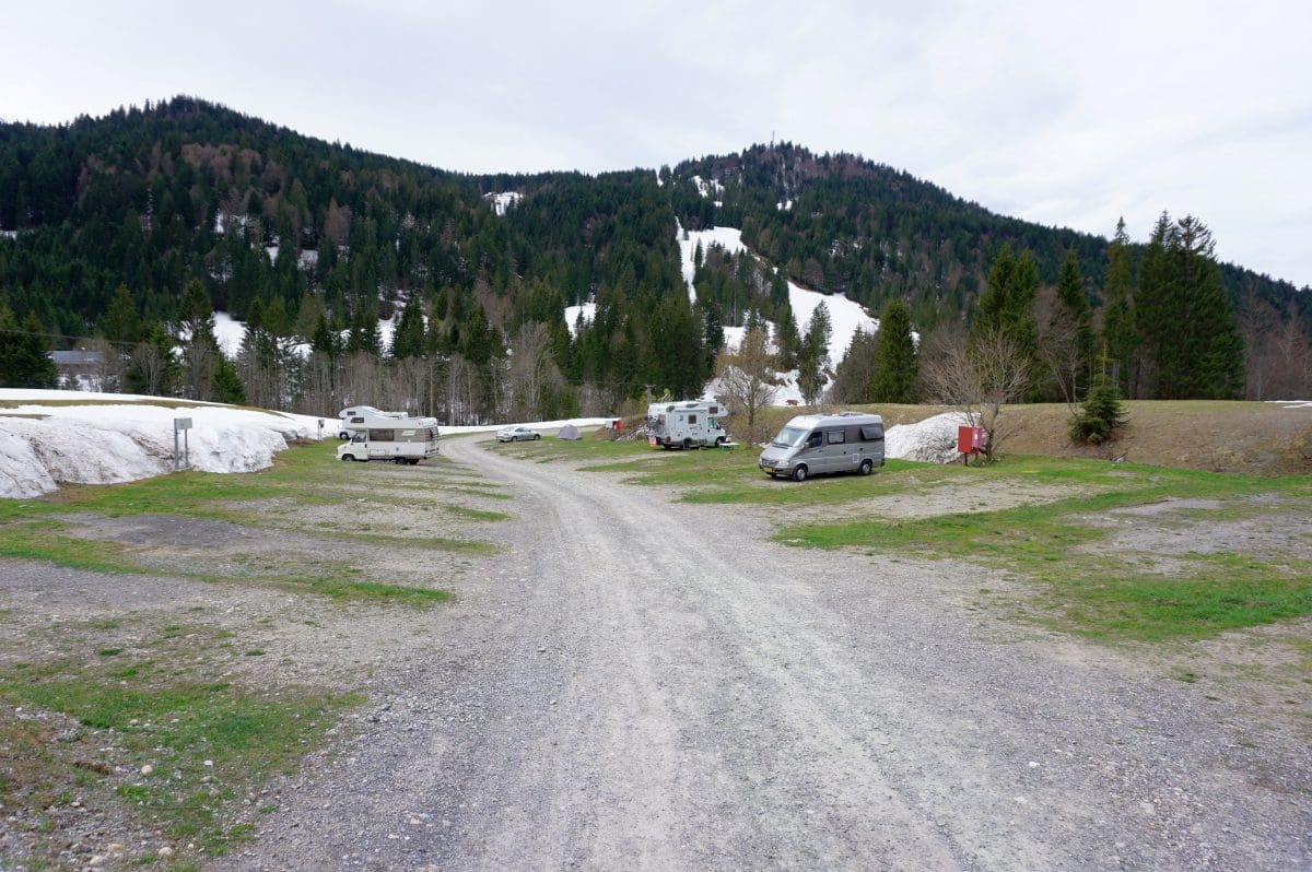 Wohnmobilstellplatz am Gasthof Schwabenhof in Balderschwang