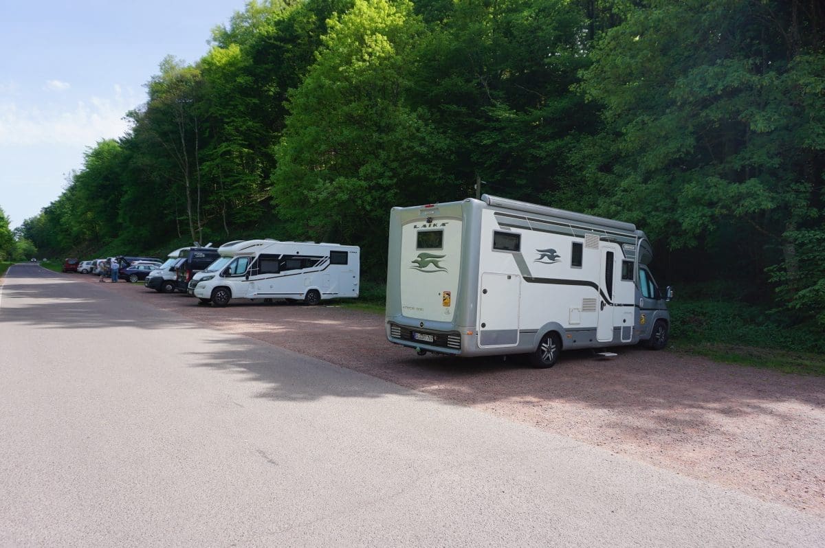Wohnmobilstellplatz an der Saar in Mettlach