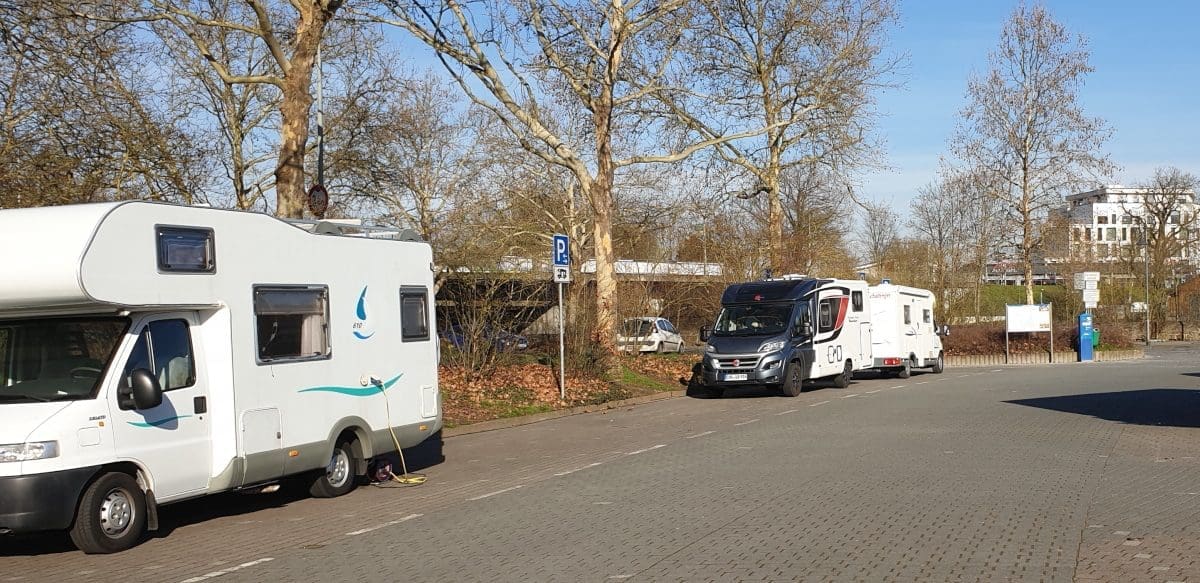 Wohnmobilstellplatz Lahninsel