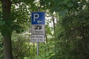 Wohnmobilstellplatz an der Gießbachhalle