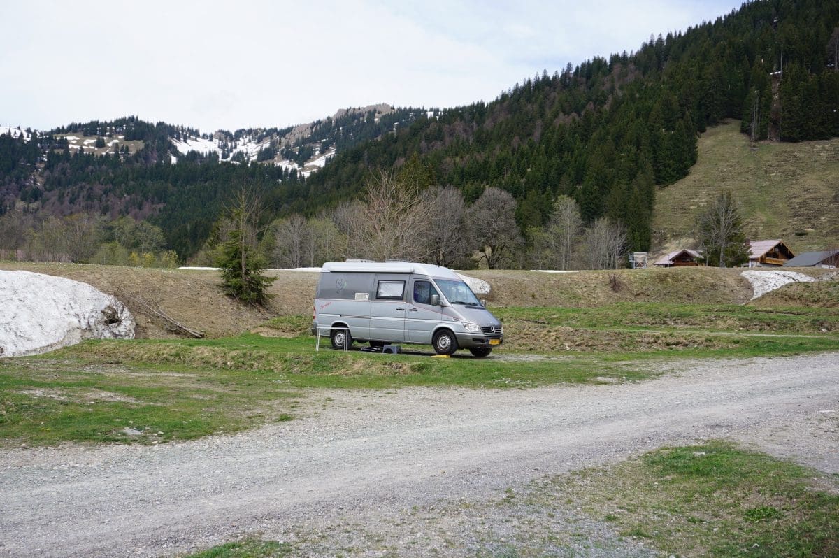 Wohnmobilstellplatz am Gasthof Schwabenhof in Balderschwang