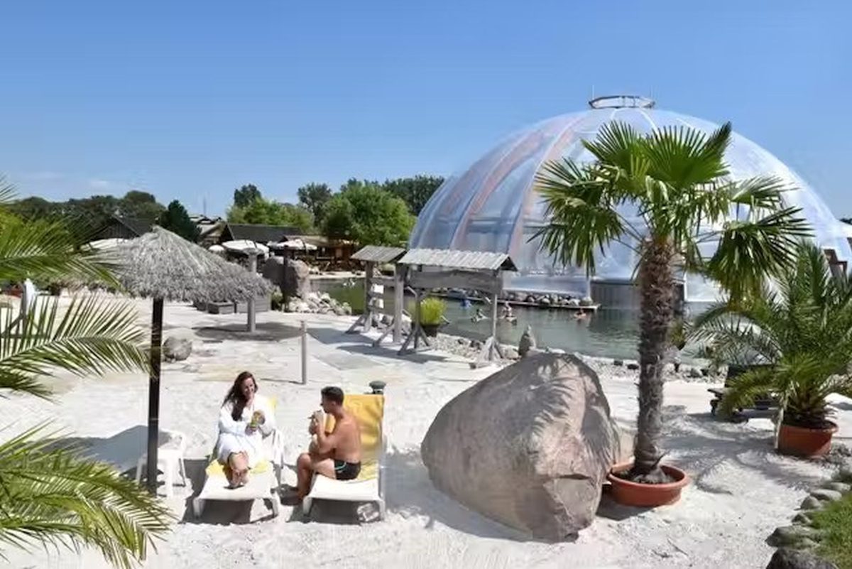 Wohnmobilstellplatz an der Kristall-Therme