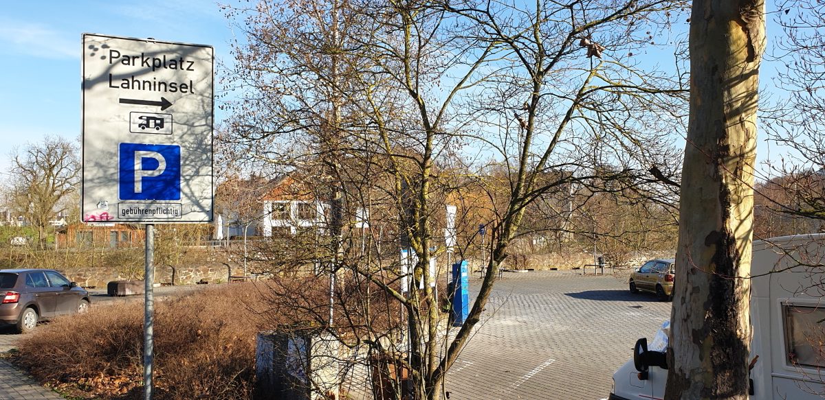 Wohnmobilstellplatz Lahninsel