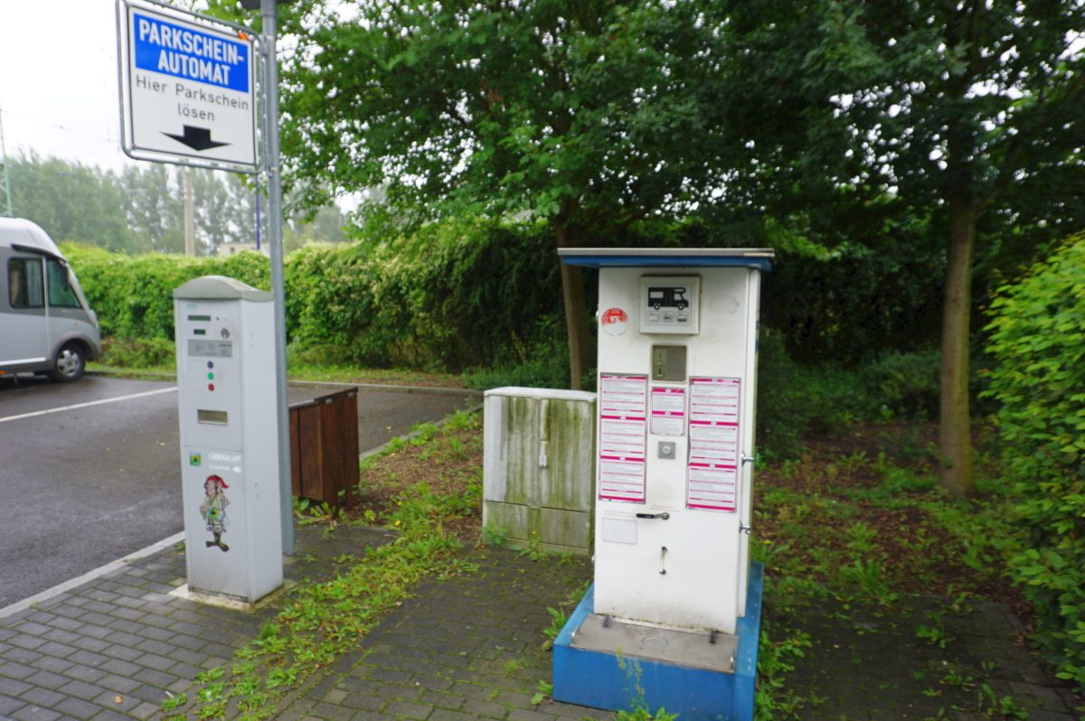 Wohnmobilstellplatz am Bahnhof Lübbenau