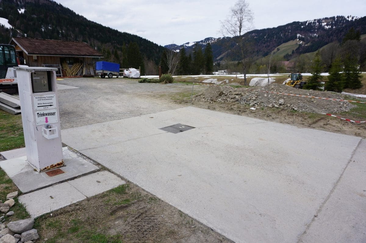 Wohnmobilstellplatz am Gasthof Schwabenhof in Balderschwang