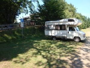 Wohnmobilstellplatz am Freizeitbad Albersdorf
