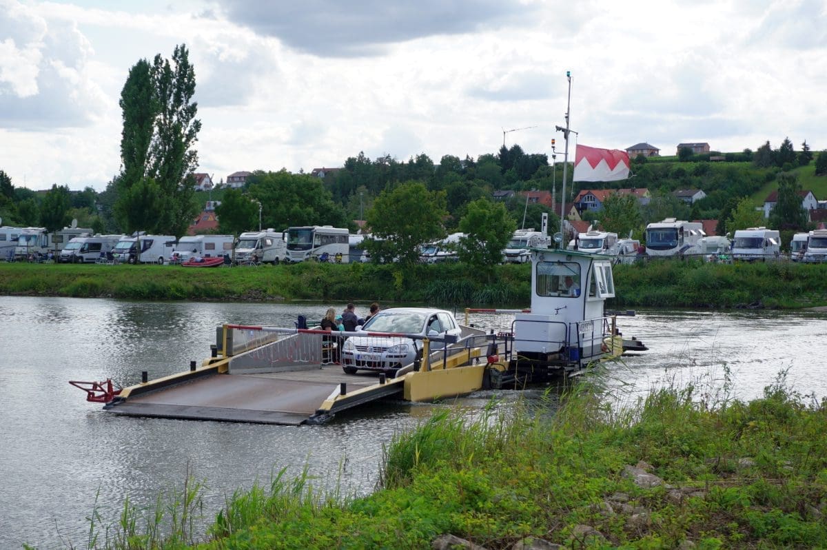 Mainfähre in Albertshofen Mainfähre in Albertshofen