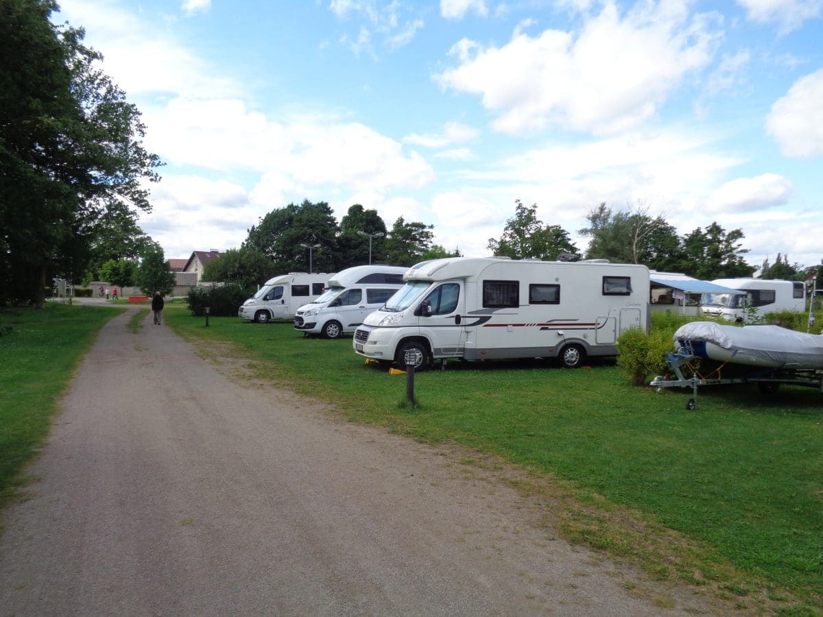 Wohnmobilstellplatz am Hafen in Altwarp