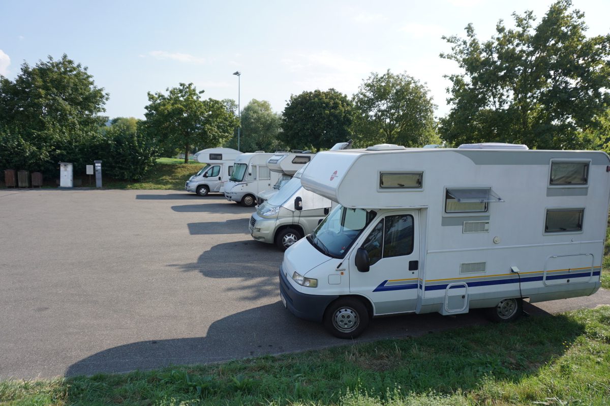 Wohnmobilstellplatz am Camping am See in Allensbach