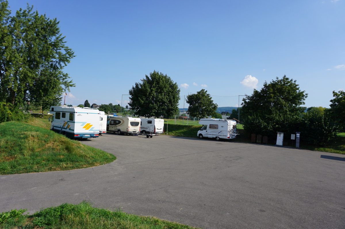 Wohnmobilstellplatz am Camping am See in Allensbach