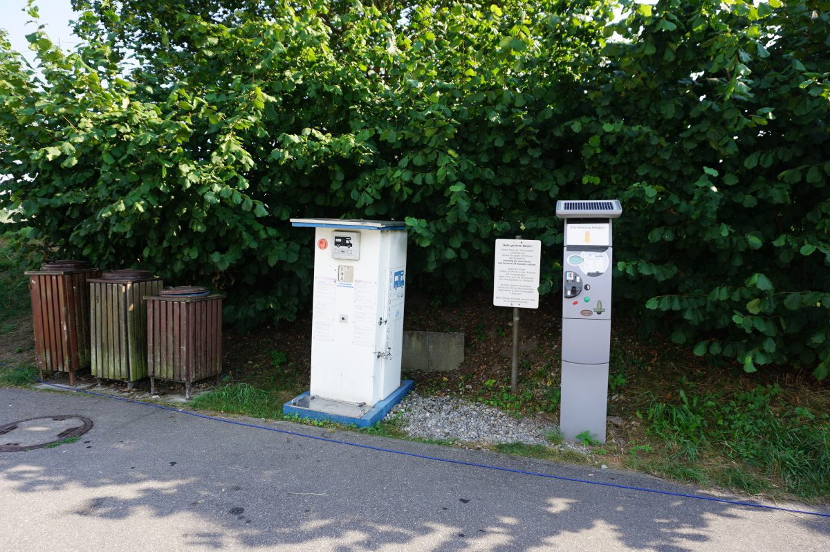 Wohnmobilstellplatz am Camping am See in Allensbach