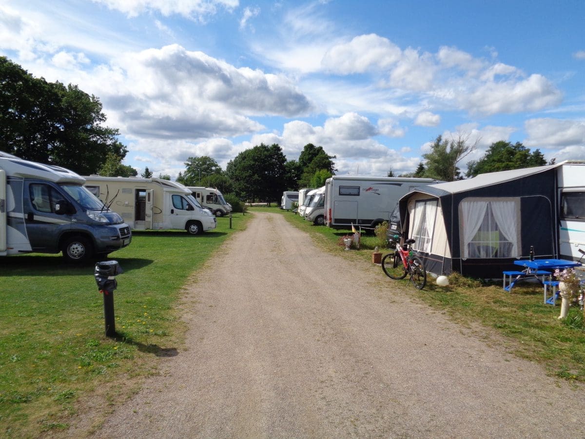 Wohnmobilstellplatz am Hafen in Altwarp