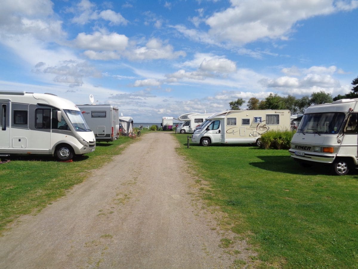 Wohnmobilstellplatz am Hafen in Altwarp