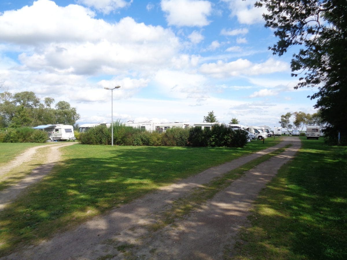 Wohnmobilstellplatz am Hafen in Altwarp