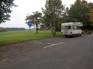 Wohnmobilstellplatz am Borkener See