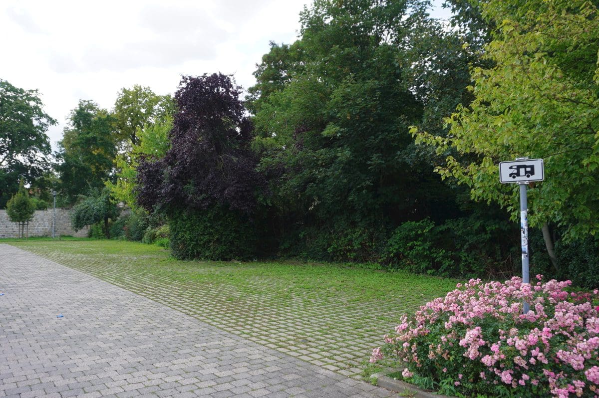Wohnmobilstellplatz an den Fischteichen in Quedlinburg