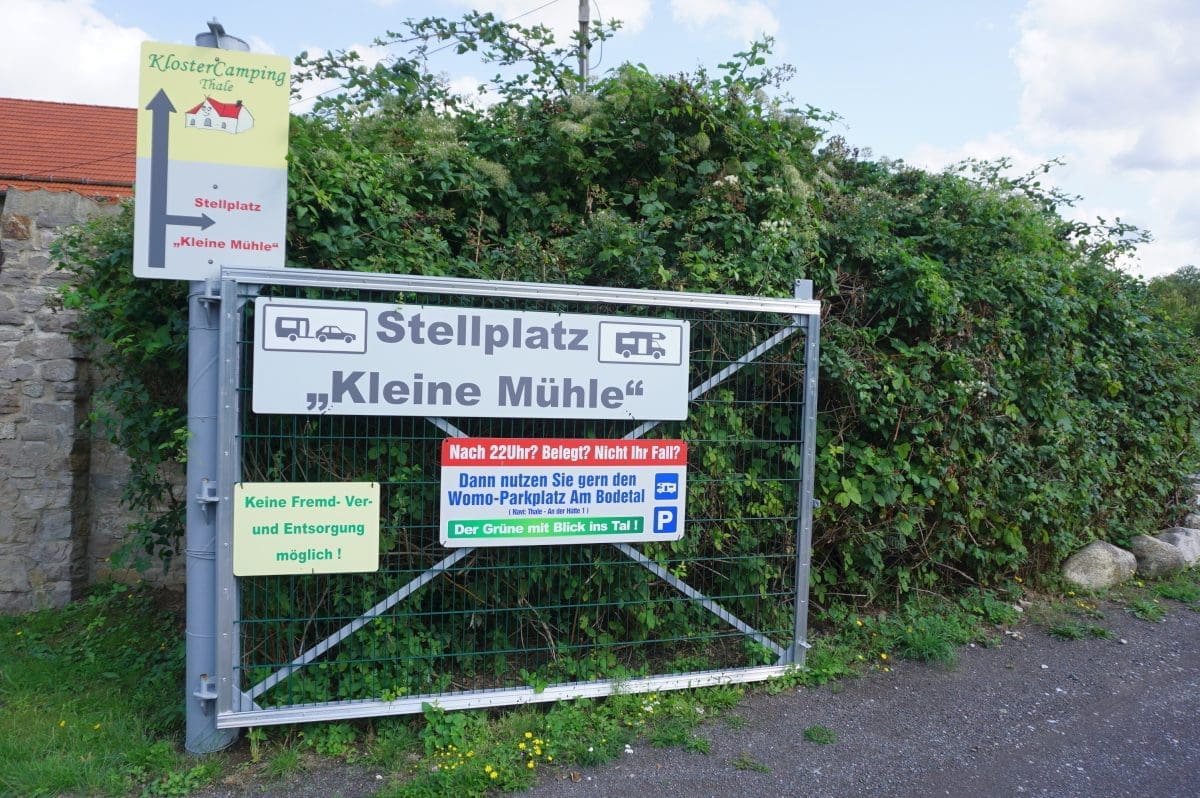 Wohnmobilstellplatz Kleine Mühle in Thale