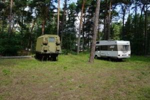 Wohnmobilstellplatz am Stellungssystem