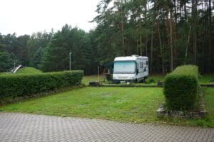 Wohnmobilstellplatz am Hotel La Porte