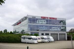 Wohnmobilstellplatz bei Gerth Mobile in Weißenfels