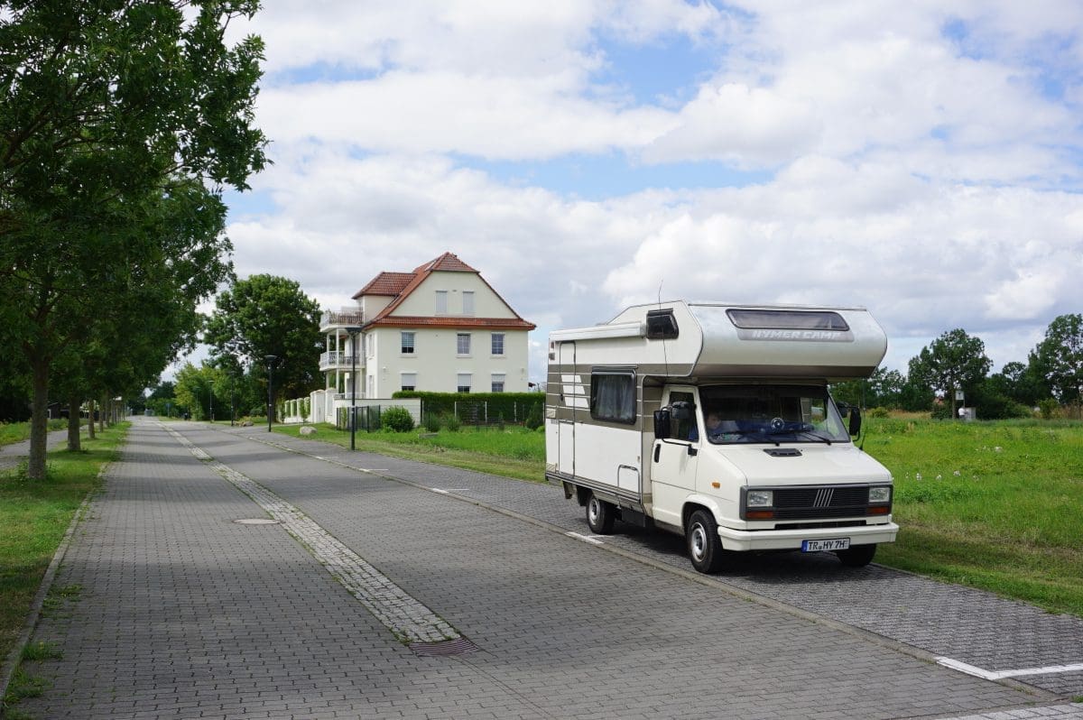 Wohnmobilstellplatz beim Festplatz in Bitterfeld-Wolfen
