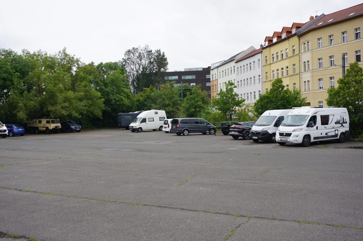 Wohnmobilstellplatz an der Stadtschleuse