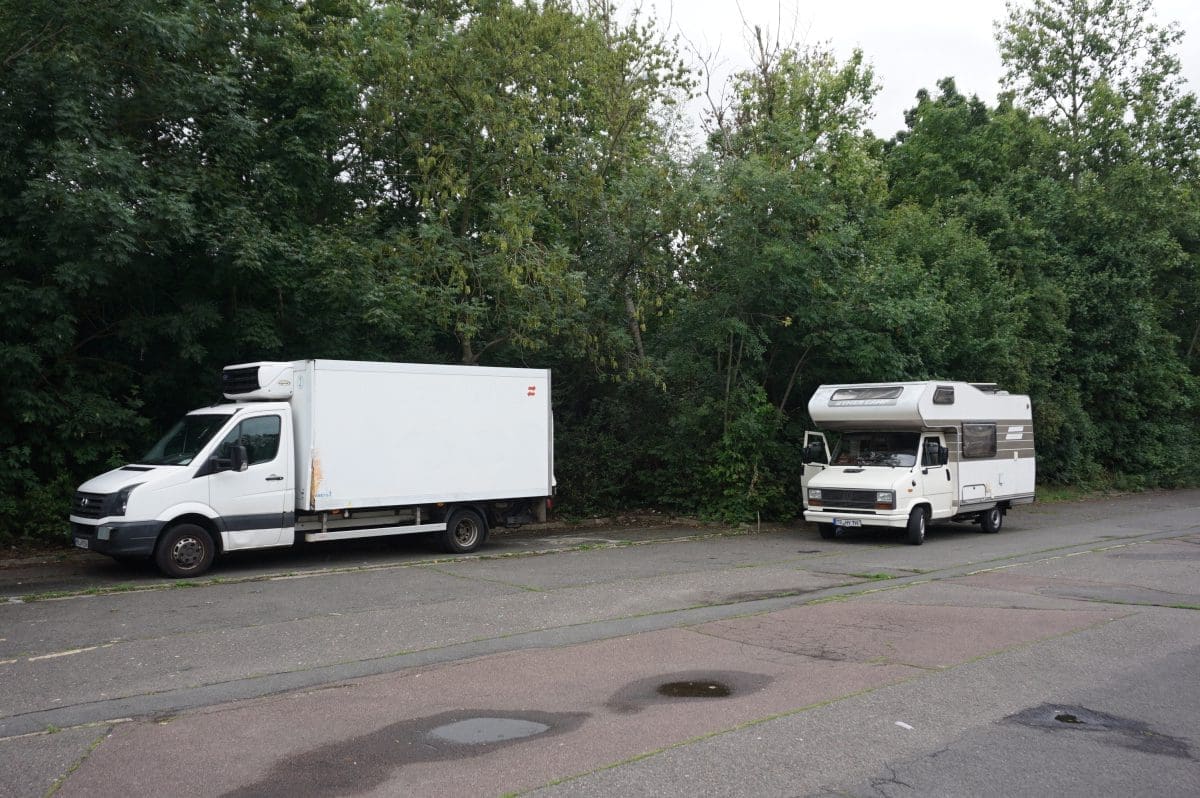 Wohnmobilstellplatz an der Stadtschleuse