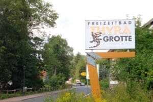 Wohnmobilstellplatz Freizeitbad Tyragrotte